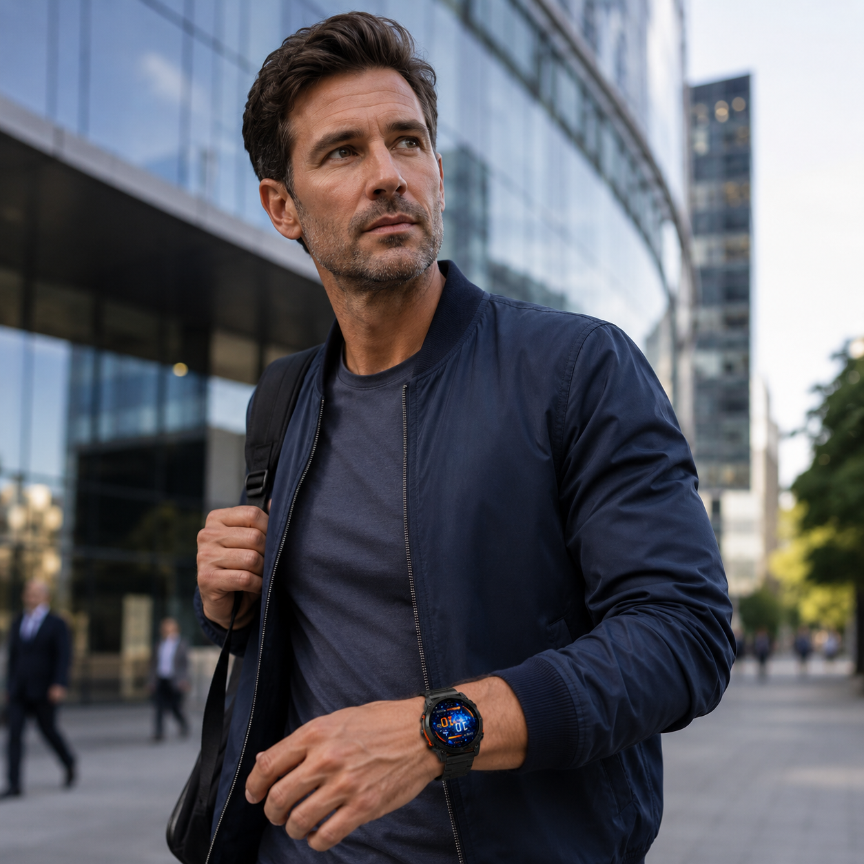 TitanForge Aviator Titanium QuickFit Band for Garmin Watches