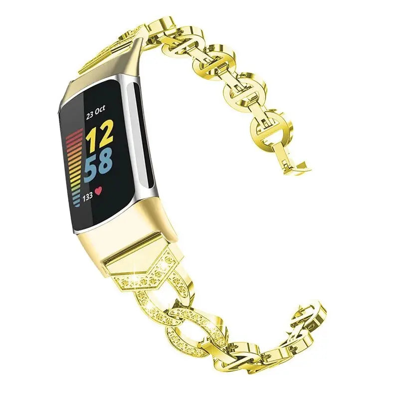 Crystal Clear Fitbit Brilliance Band For Fitbit Charge 5 | Fitbit Charge 6 Avontic