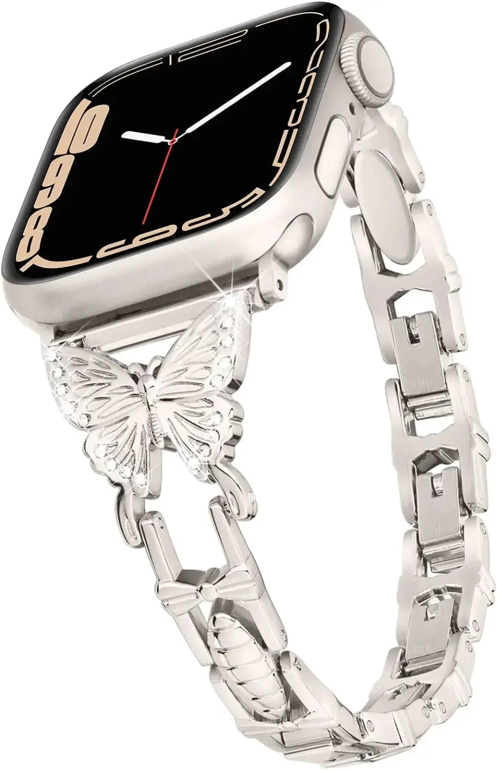 FlutterGlimmer Diamond Butterfly Band for Apple Watch - Avontic