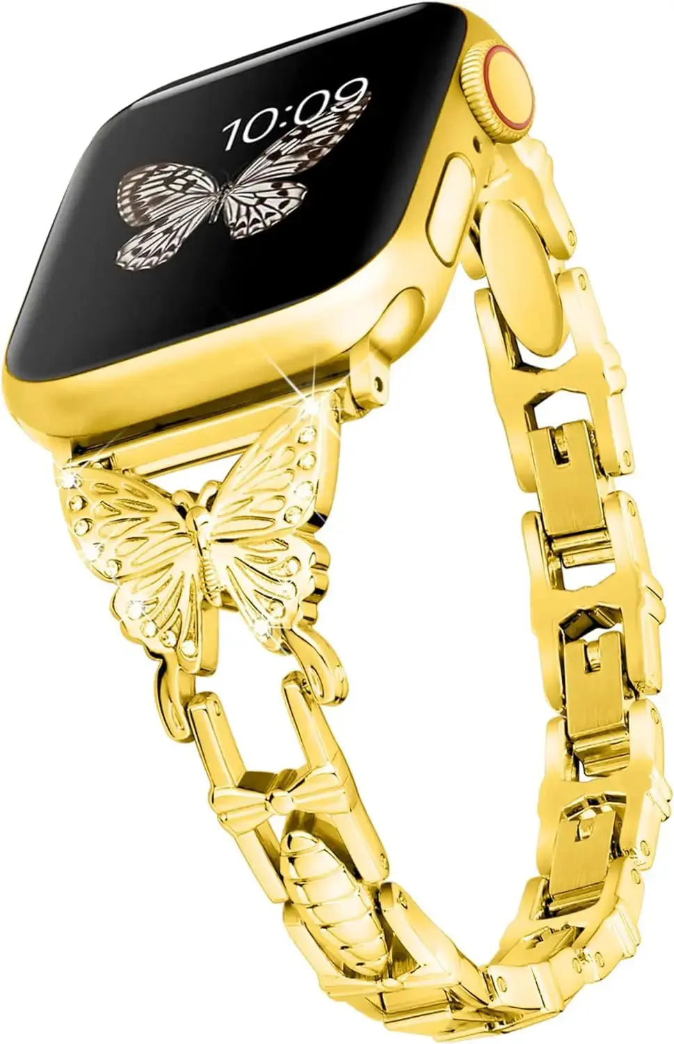 FlutterGlimmer Diamond Butterfly Band for Apple Watch - Avontic
