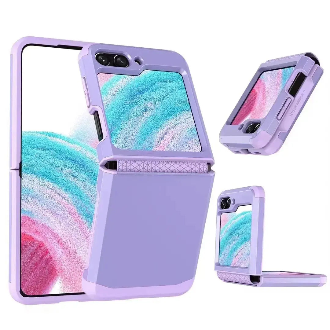 Electroplated Armor Hinge Case for Samsung Galaxy Z Flip 6 — product view 2