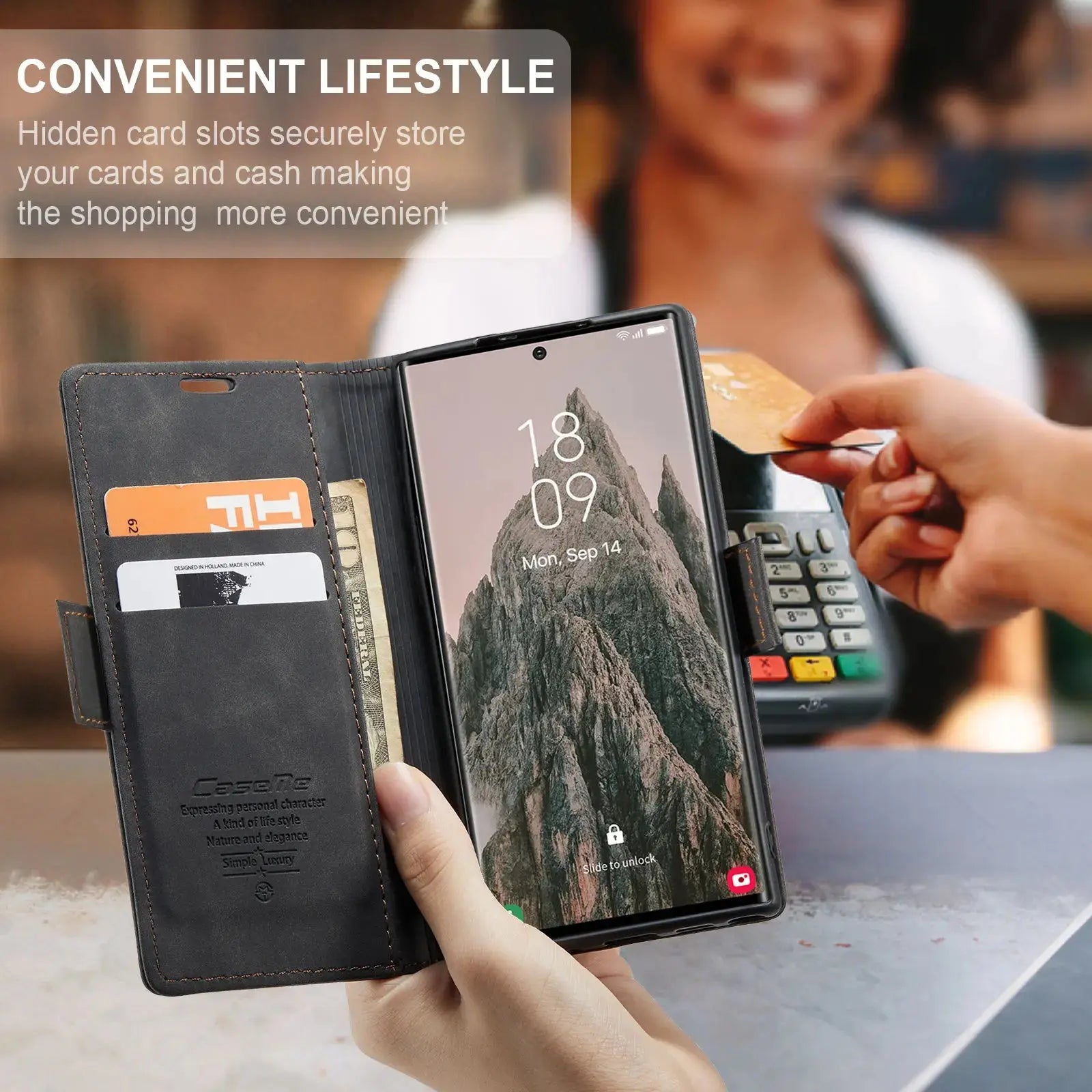 AvonticPocket PrestigeShell Case For Samsung Galaxy S24 | S24 Plus | S24 Ultra — product view 4