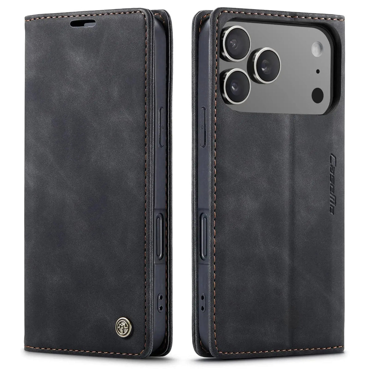Flip Wallet Case for iPhone 17 Pro Max 17 Air 17 Pro 17, Leather Magnetic Folio Cover with Card Holder, Kickstand - TPU Case Avontic
