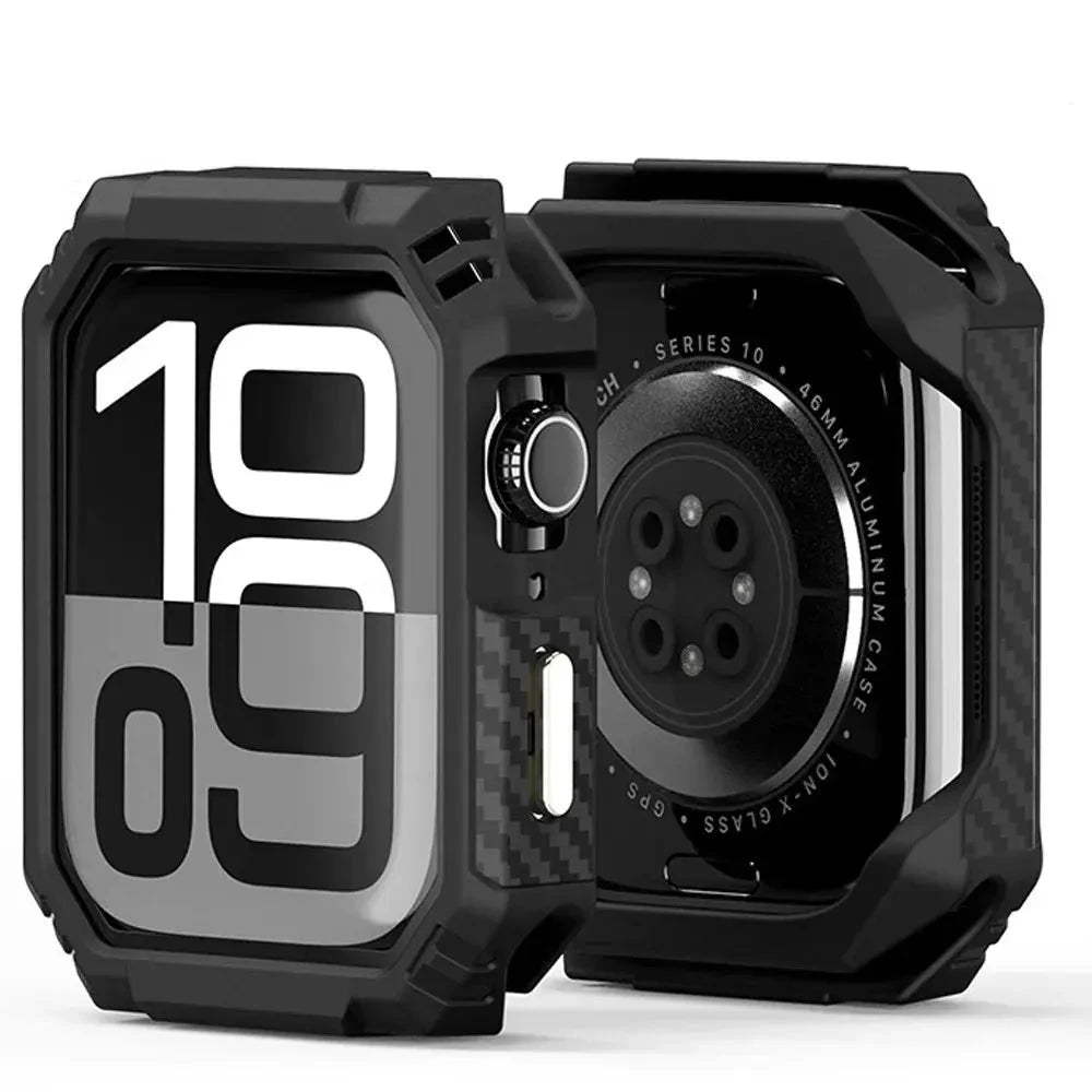 For Apple Watch Series 10 46mm 42mm Case Watch Protection Kit for iwatch Ultra 9 8 7 49mm 41mm 45mm TPU Sport Skeleton Case Avontic