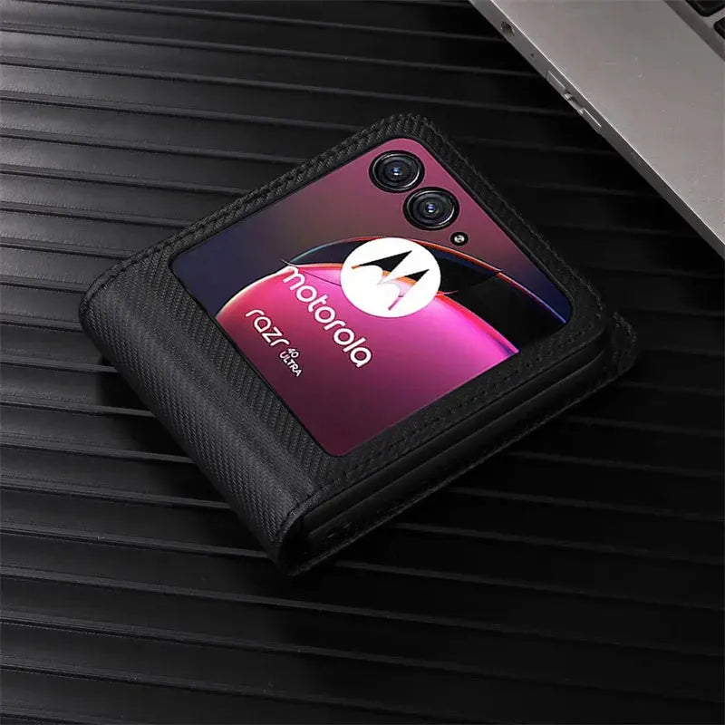 CarbonFlex WalletGuard Case For Motorola Razr 40 Ultra - Avontic