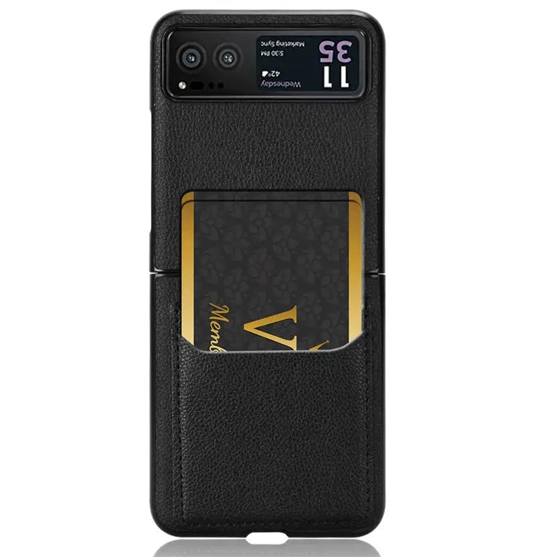 For Motorola Razr 40s Multiple card slots Litchi Skin PU Leather and PC Book Cover For Moto Razr 40 Razr Lite 2023 Phone Case Avontic