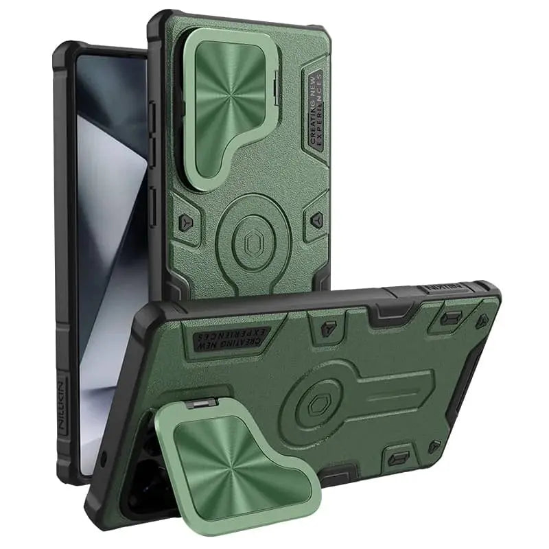For Samsung Galaxy S25 Ultra Case NILLKIN CamShield Armor Prop Flip Lens Bracket Case with Kickstand for Samsung S25 Ultra Cover Avontic