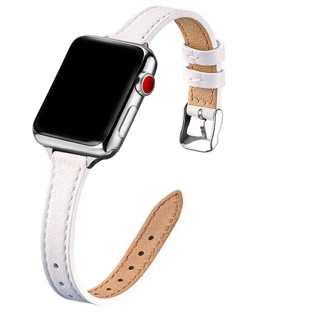 LuxeSlim Genuine Leather Watch Band for Apple Watch — product view 4