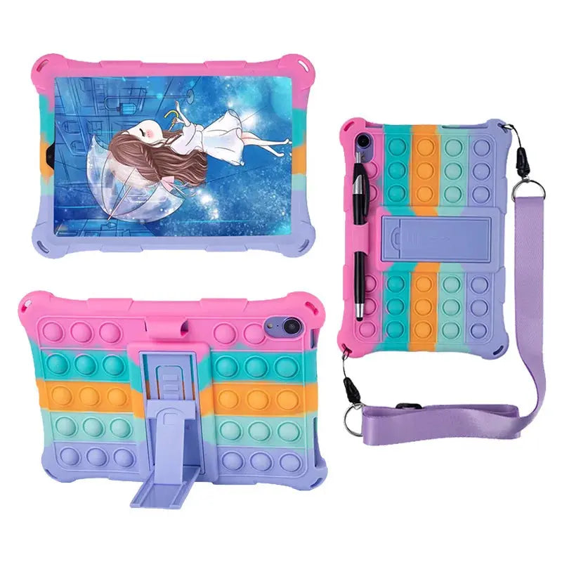 For iPad 10th Air 4 5 10.9 Pro 11 2022 Kids Bubble Toys Cover for iPad 9.7 5th 6th iPad Mini 1 2 3 4 5 6 Tablet Case Avontic