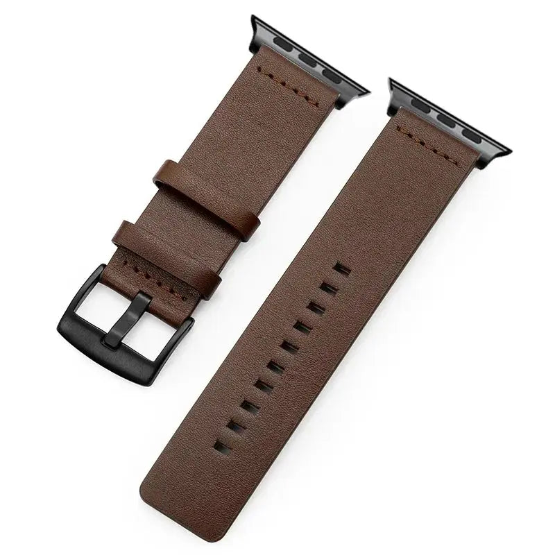 Genuine Leather Strap for Apple Watch Ultra 2 Band 49mm 9 8 7 45mm 41mm High Quality Strap for IWatch Series 6 SE 5 4 44mm 40mm Avontic