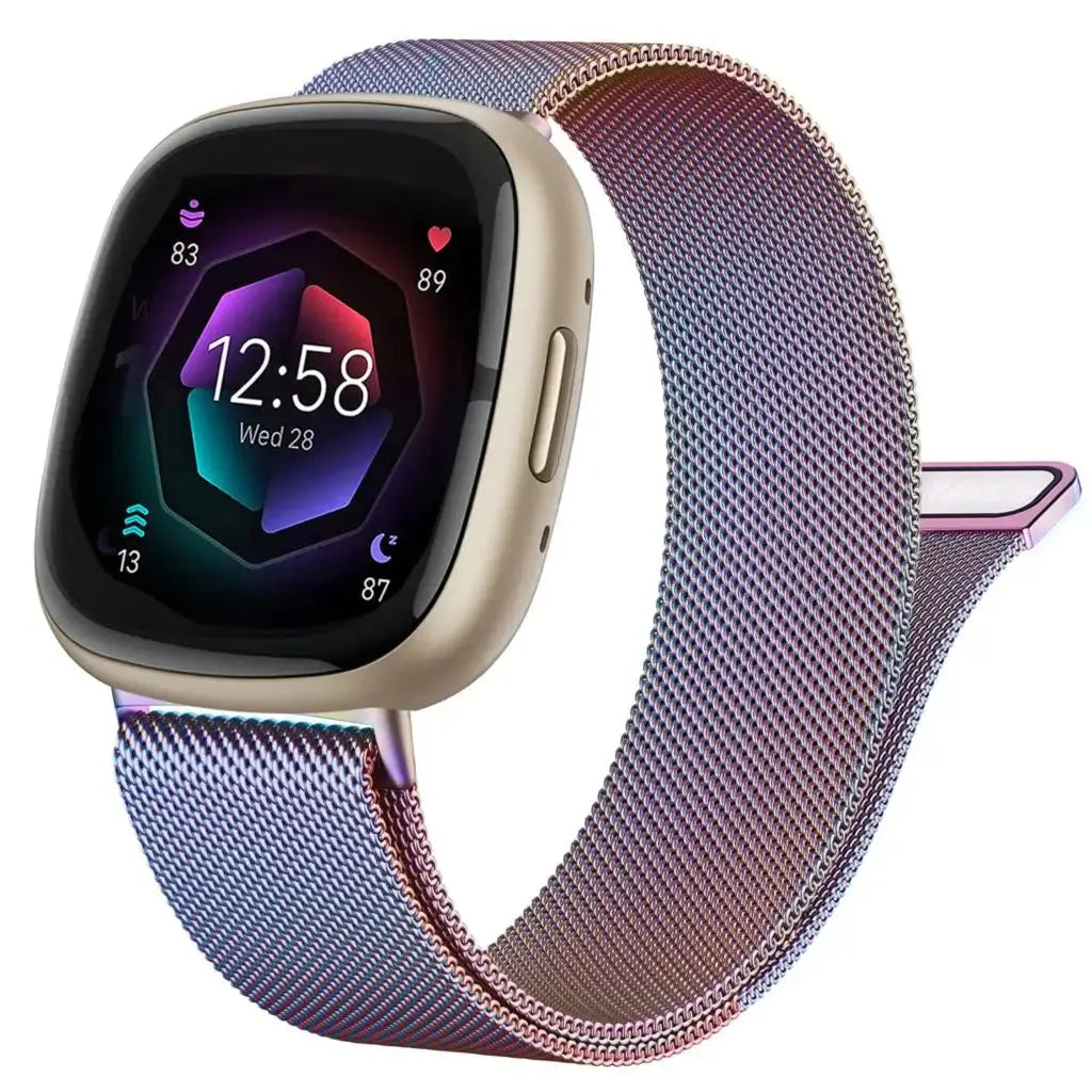 MagnetMesh Steel Mesh Band for Fitbit Versa Series - Avontic