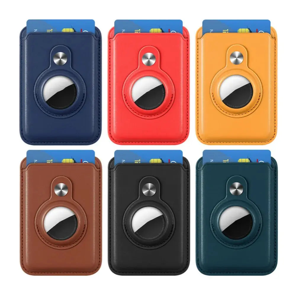LuxTrack 2-in-1 Magnetic Wallet Case with Apple AirTag Slot for iPhone Avontic