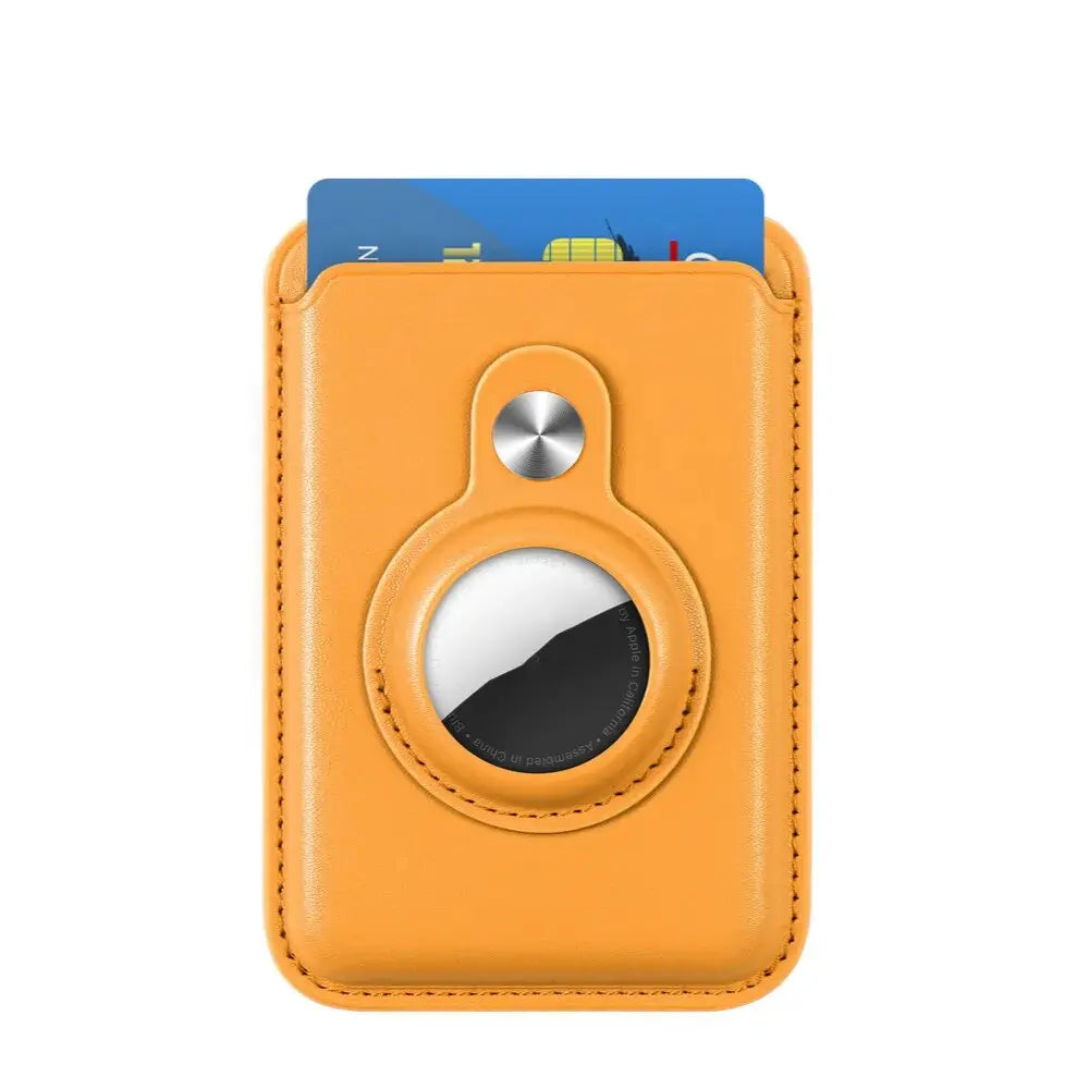 LuxTrack 2-in-1 Magnetic Wallet Case with Apple AirTag Slot for iPhone - Avontic