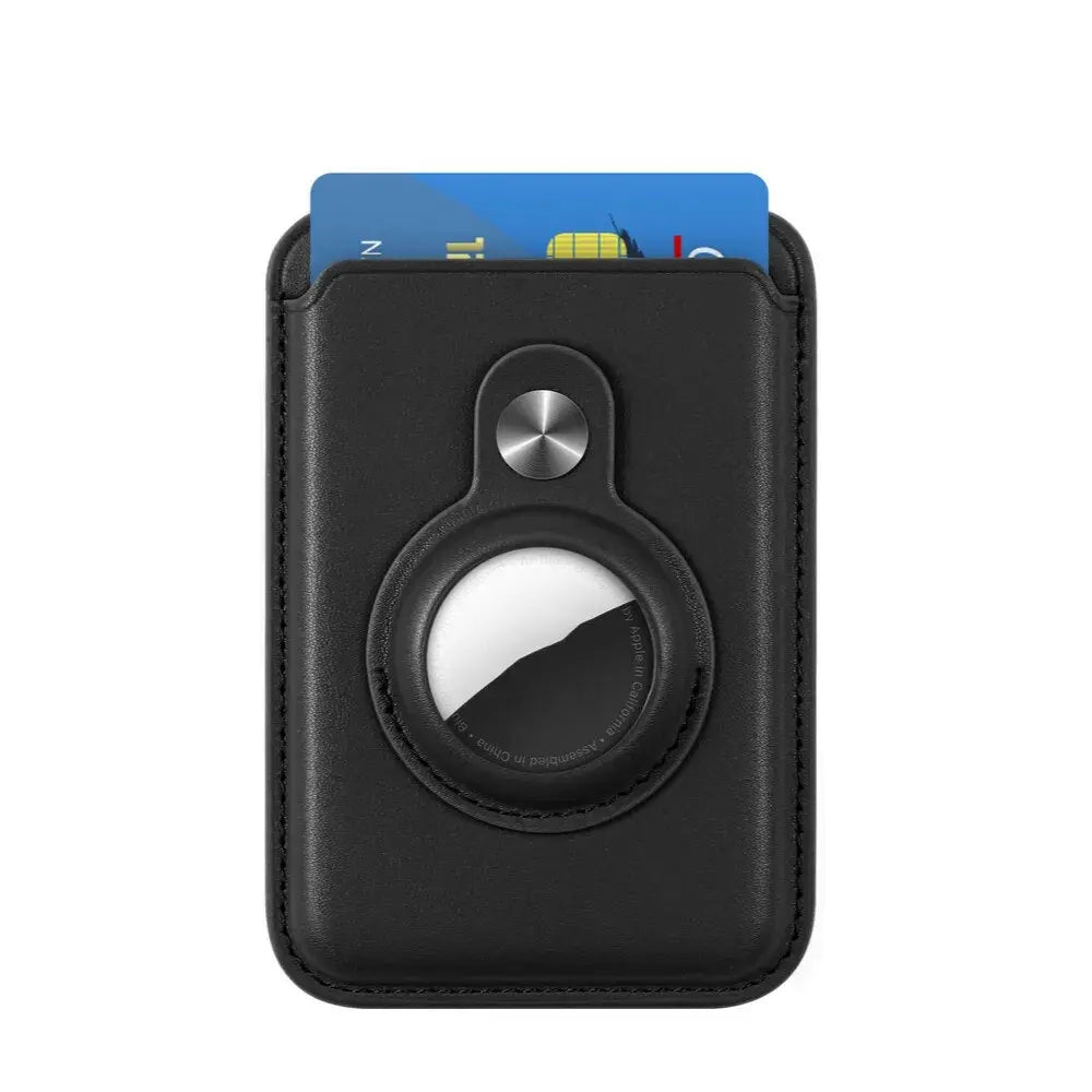 LuxTrack 2-in-1 Magnetic Wallet Case with Apple AirTag Slot for iPhone - Avontic