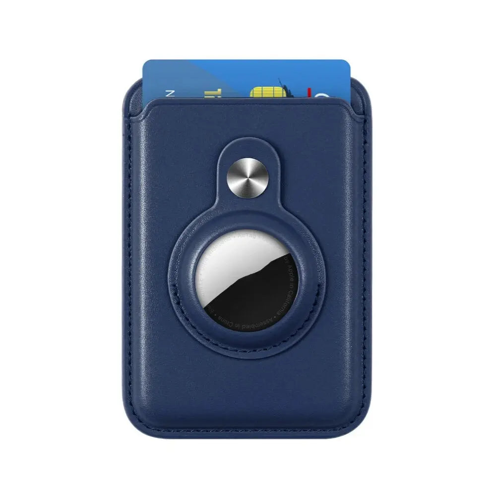 LuxTrack 2-in-1 Magnetic Wallet Case with Apple AirTag Slot for iPhone - Avontic