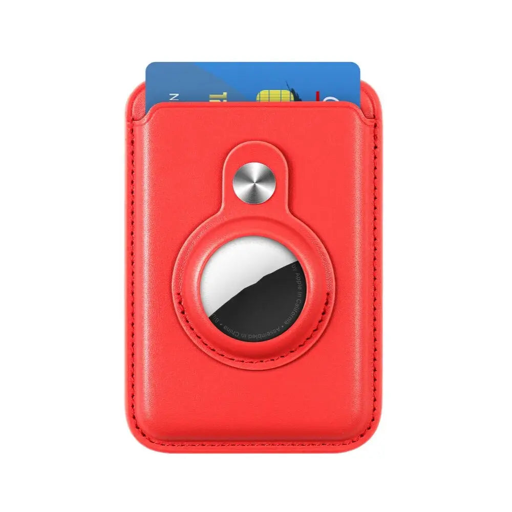 LuxTrack 2-in-1 Magnetic Wallet Case with Apple AirTag Slot for iPhone - Avontic