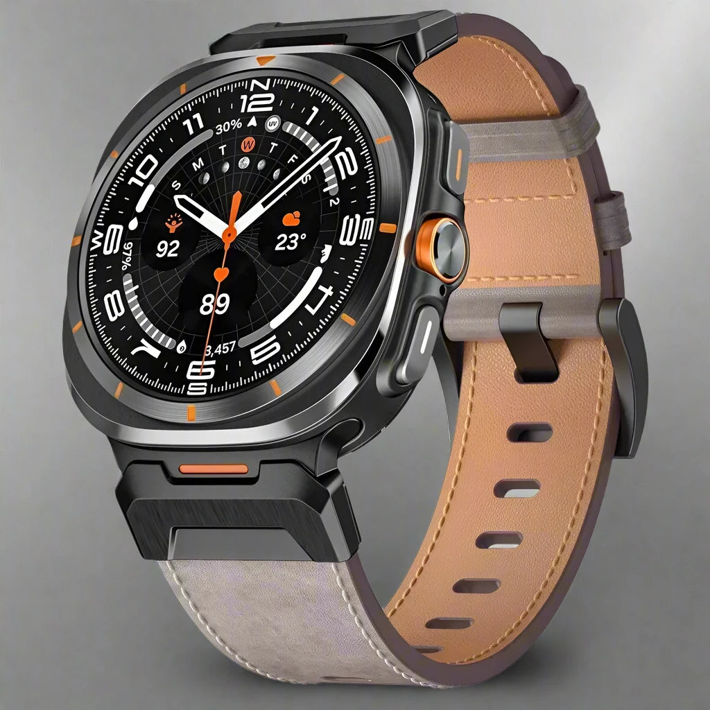 Elite Leather Executive Band for Samsung Galaxy Watch Ultra & Ultra 2 (2026) — product view 2
