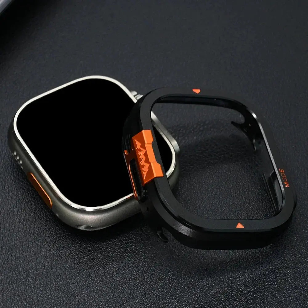 Luxury Metal Case for Apple Watch Series 10 46mm Ultra 2 49mm Aluminum Alloy Bumper Frame for iwatch ULTRA 49MM Protective Cover Avontic