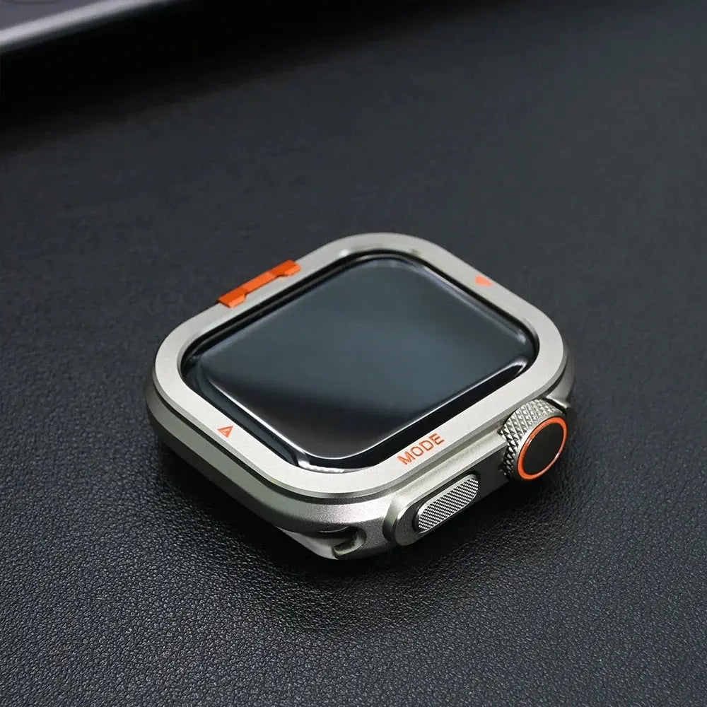 Luxury Metal Case for Apple Watch Series 10 46mm Ultra 2 49mm Aluminum Alloy Bumper Frame for iwatch ULTRA 49MM Protective Cover Avontic