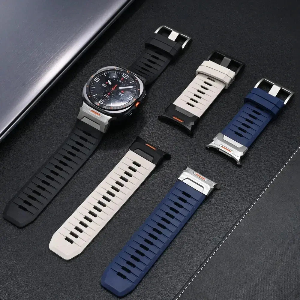 Luxury Sports Rubber Band for Samsung Galaxy Watch Ultra 47mm Correa Bracelet for SAMSUNG ULTRA 47MM Metal Quick Fit Men Strap Avontic