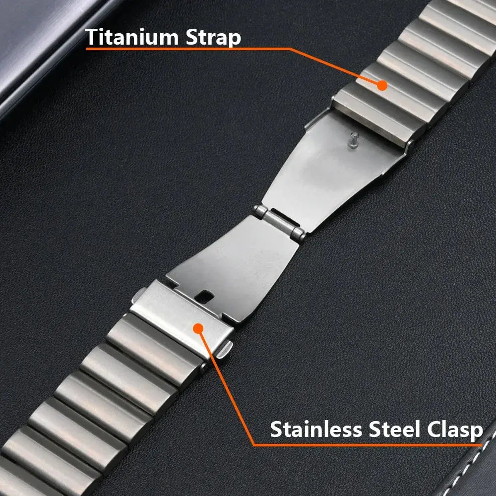 Luxury Titanium Band for Samsung Galaxy Watch Ultra & Ultra 2 (2026) 47mm — product view 6