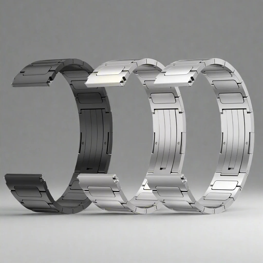 Luxury Titanium Watch Strap For Samsung Galaxy Watch 7 Ultra Metal Bracelet For GALAXY Watch 7 Ultra NO Gaps Curved End Strap Pinnacle Luxuries