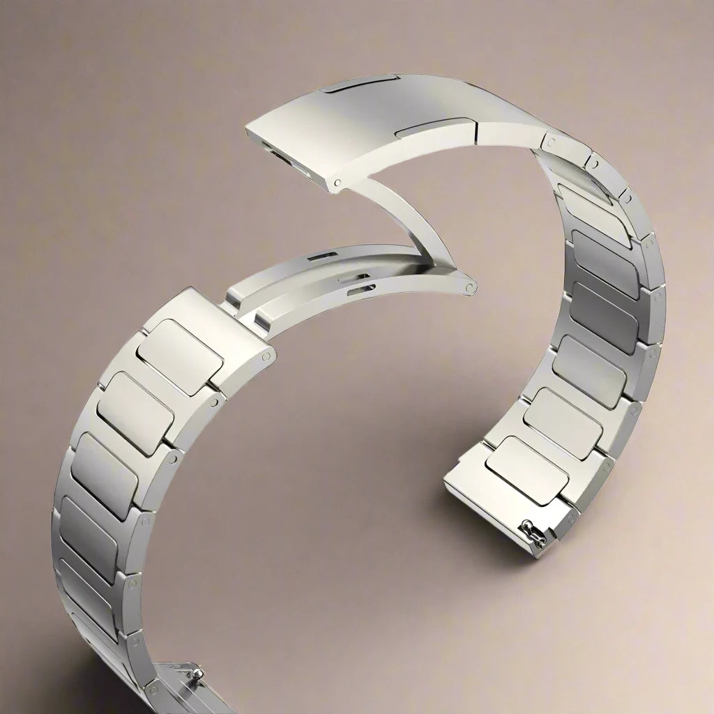 Luxury Titanium Watch Strap For Samsung Galaxy Watch 7 Ultra Metal Bracelet For GALAXY Watch 7 Ultra NO Gaps Curved End Strap Pinnacle Luxuries