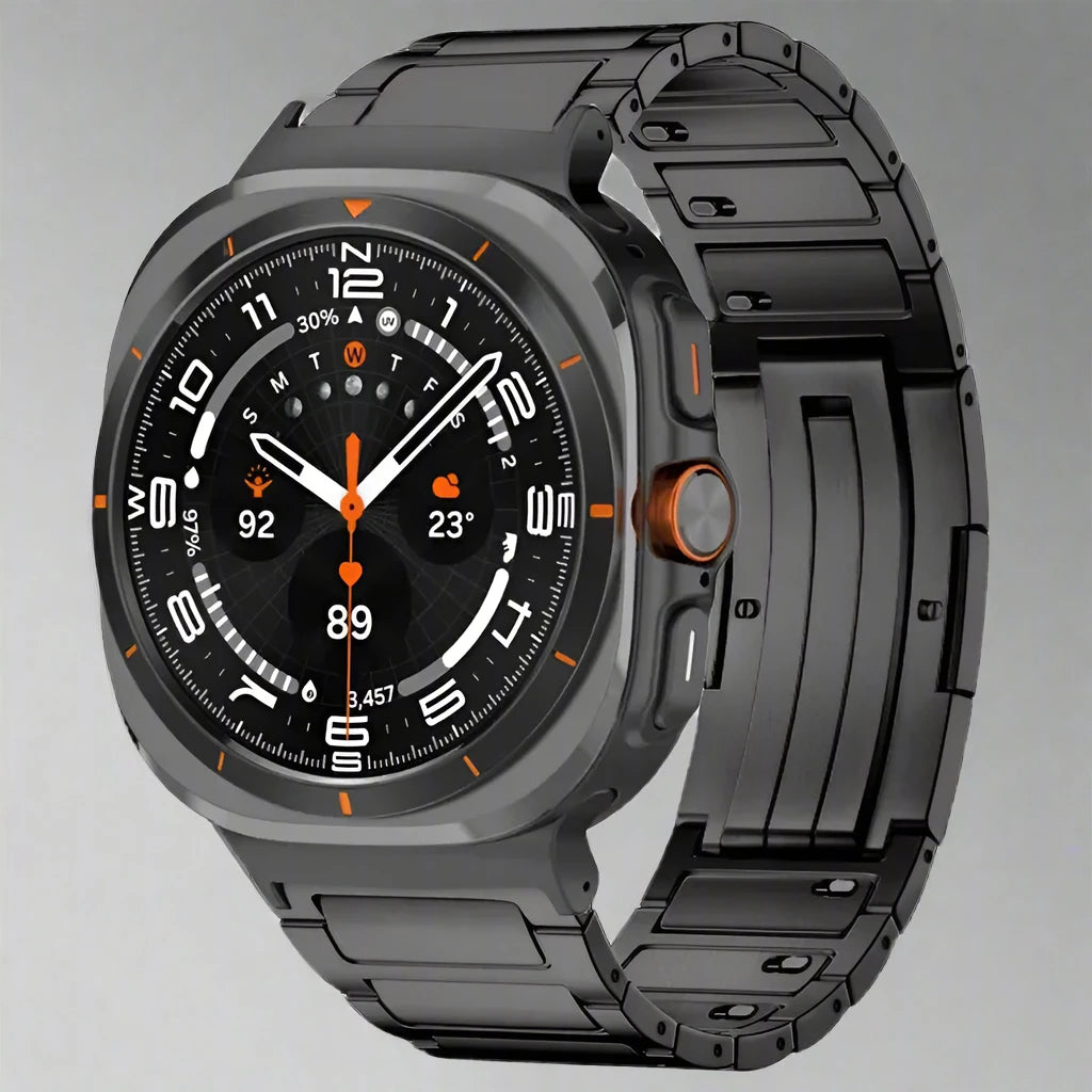 Avontic TitanEdge™ Prestige Titanium Band for Samsung Galaxy Watch 8 Ultra, 7 Ultra & Ultra 2 (47mm) – Premium No-Gap Design