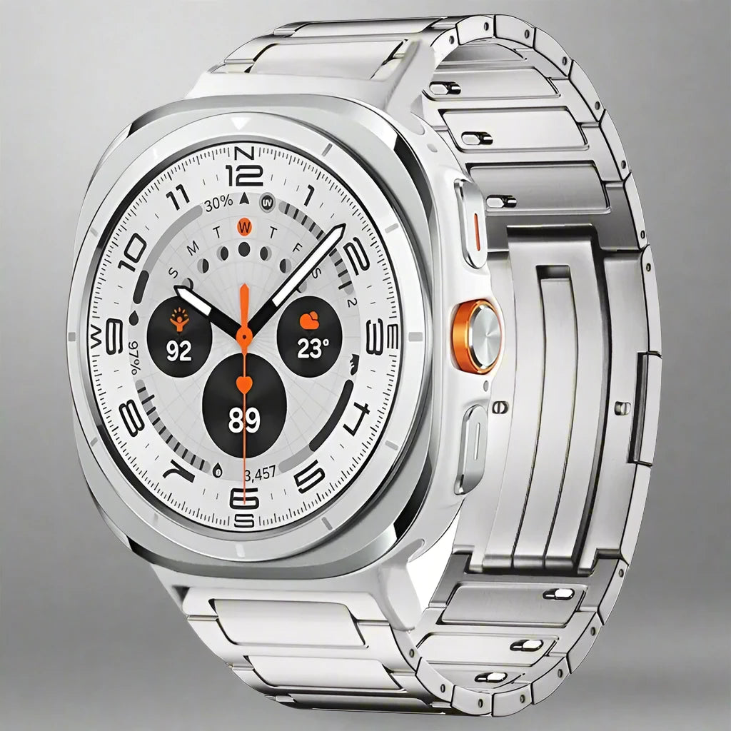 Avontic TitanEdge™ Prestige Titanium Band for Samsung Galaxy Watch 8 Ultra, 7 Ultra & Ultra 2 (47mm) – Premium No-Gap Design