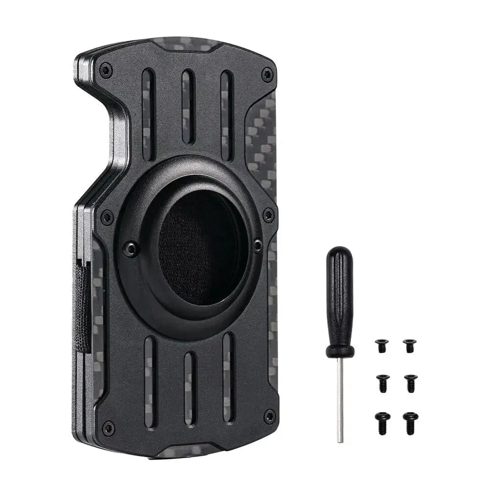 SecureFlex Carbon Fiber Wallet For iPhone MagSafe Conmpatible - Pinnacle Luxuries