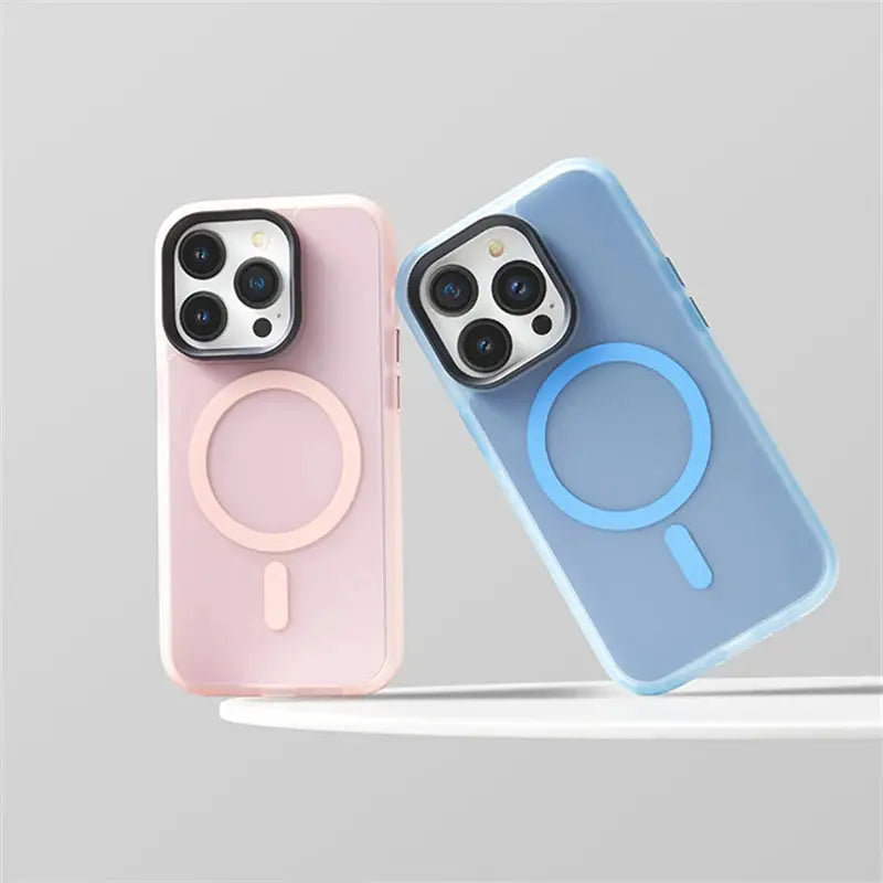 Magsafe Case For iPhone 14 15 14Pro Max Wireless Charging Matte Magnetic Shockproof Case For iPhone 13 Pro Max Protective cover Avontic
