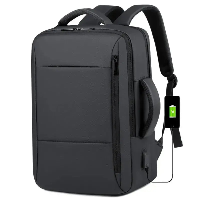 Men Large Capacity Backpack USB Charging Male Laptop Bagpack Waterproof Business Travel Back Pack Luggage Bag Mochila Avontic