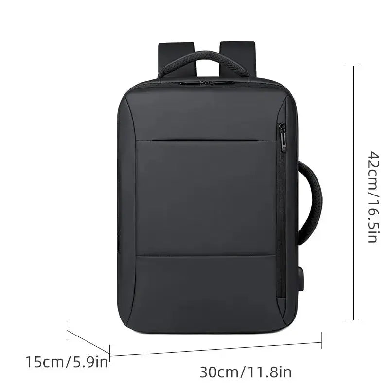 Men Large Capacity Backpack USB Charging Male Laptop Bagpack Waterproof Business Travel Back Pack Luggage Bag Mochila Avontic
