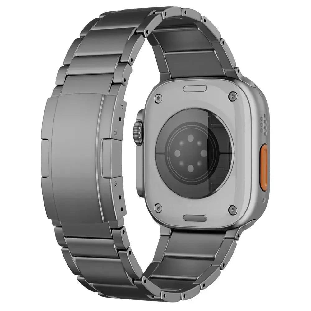 Men Titanium Band for Apple Watch Ultra 2 49mm 46mm 42mm 45 44 40 41 38mm Metal Luxury Strap for iwatch 10 9 8 7 6 5 se Bracelet Pinnacle Luxuries