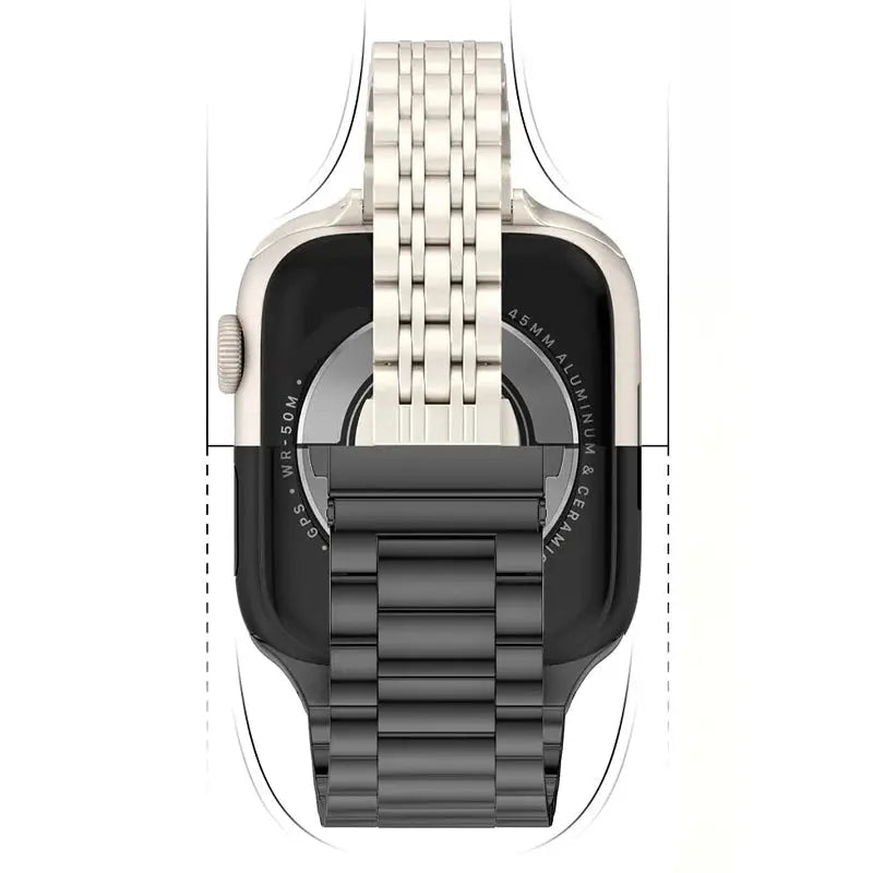 Metal Band+Case for Apple Watch Ultra 2 Strap 49mm 42mm 41mm 45mm 40mm 44mm TPU Cover Bracelet For Iwatch Series 9 8 7 6 SE 5 4 Avontic