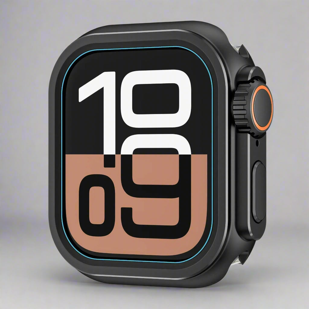 Metal Bumper Case For Apple Watch 46mm 45mm 44mm Protector Frame Cover For iWatch Series 10 9 8 7 6 5 SE Change To Ultra 2 49mm Avontic