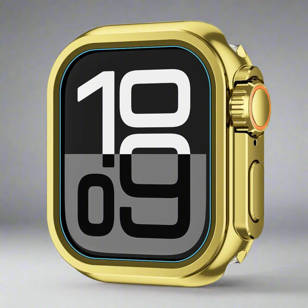 TitanGuard360 Titanium Bumper Case for Apple Watch Ultra 3/Ultra 2/Ultra 49mm, Series 11/10/9/8/7/6/5 46mm 45mm 44mm – Full-Metal Protective Shell — product view 7