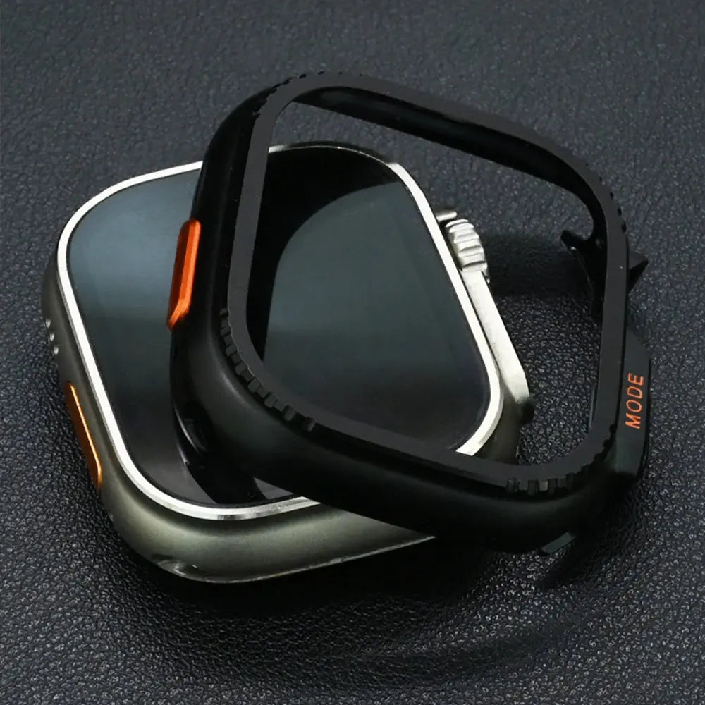 Metal Case for Apple Watch Ultra 3/2 49mm 11 10 46mm 9 8 7 45mm Aluminum Alloy Protector for Iwatch SE 44mm Rugged Bumper Cover Avontic