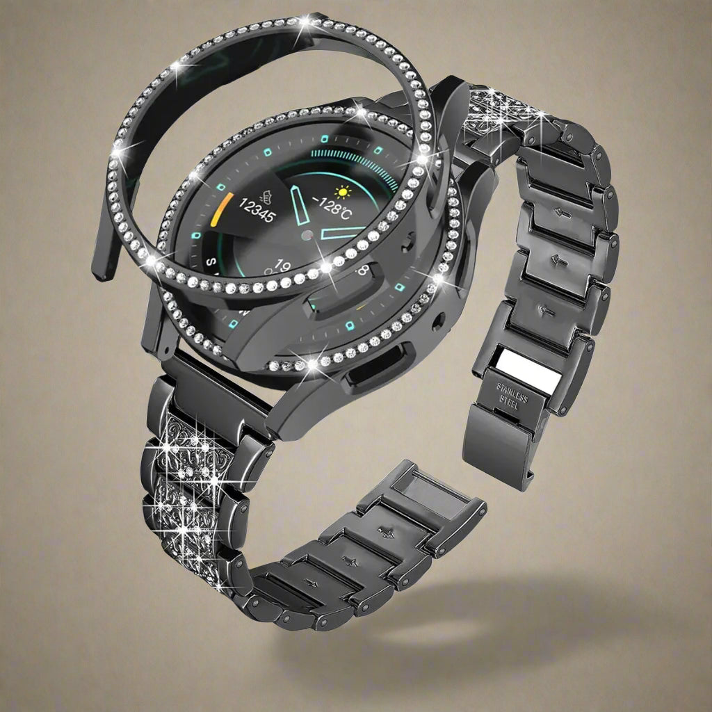 Diamond Luxe Band & Case Set for Samsung Galaxy Watch — product view 9