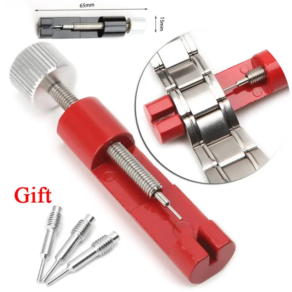 Metal Watchband Tools Watch Strap Repair Detaching Device Kits with Watch Pin Opener steel belt Adjust Tool Watch Accessories Avontic