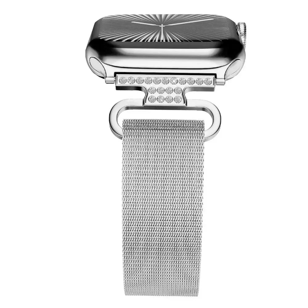 Milanese Strap for Apple Watch Ultra 2/1 49mm 10 42 46mm Magnetic Bracelet for iWatch 9 8 7 SE 6 5 4 41mm 45 40 44mm Women Band Avontic