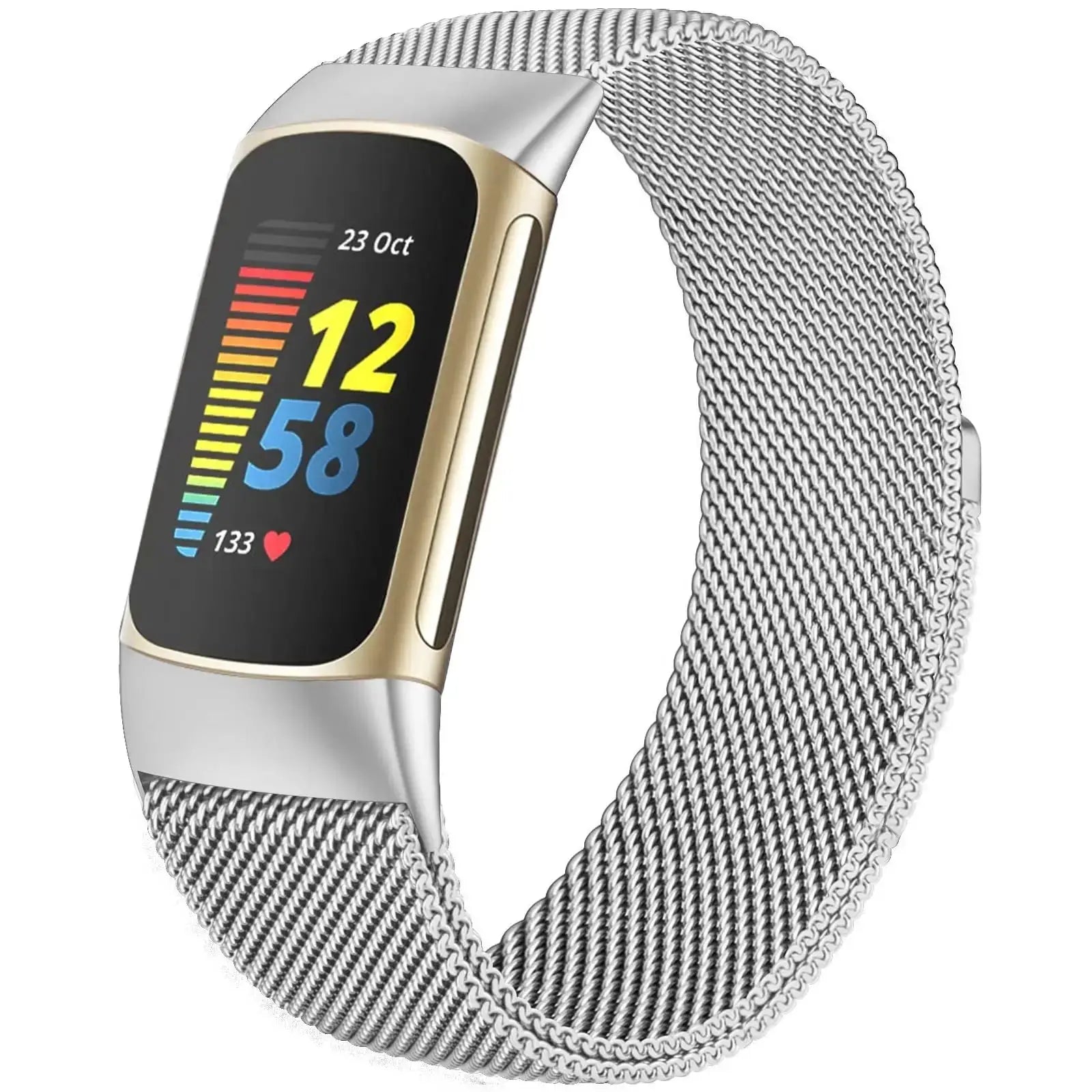 Milanese loop For fitbit charge 6 5 band replacement charge6 wristband stainless steel magnetic bracelet fitbit charge 5 Strap Avontic