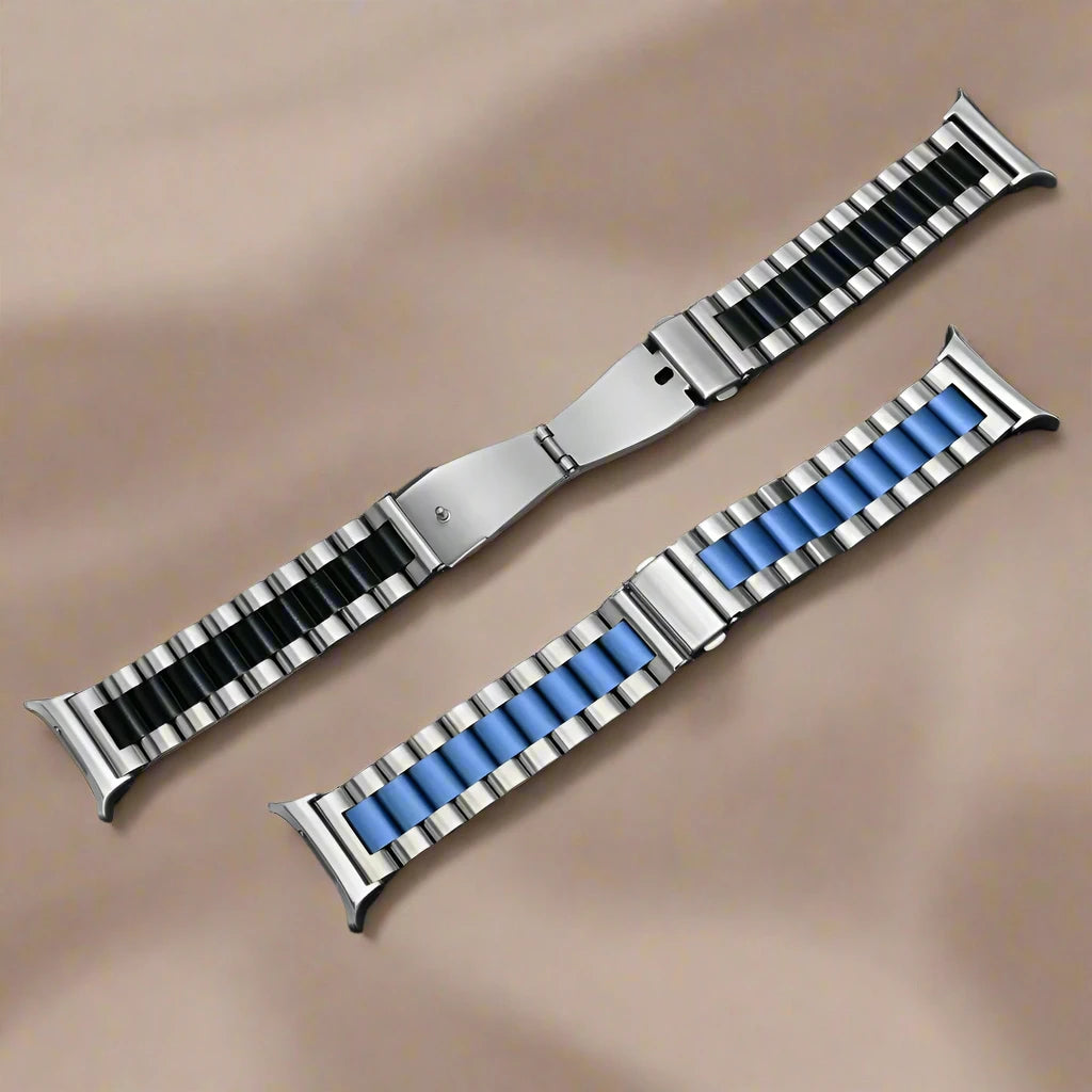 NO Gaps Stainless Steel Band for Samsung Watch 7 Ultra 47mm Luxury Men Metal Strap Galaxy Watch 7 47mm Curved End Link Bracelet Avontic