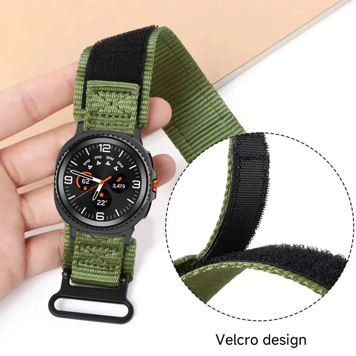 Nylon Band For Samsung Galaxy Watch 8 Classic watch8 40mm 44mm Ultra2 Sport Loop Bracelet Sport Watchband Replacement correa Avontic