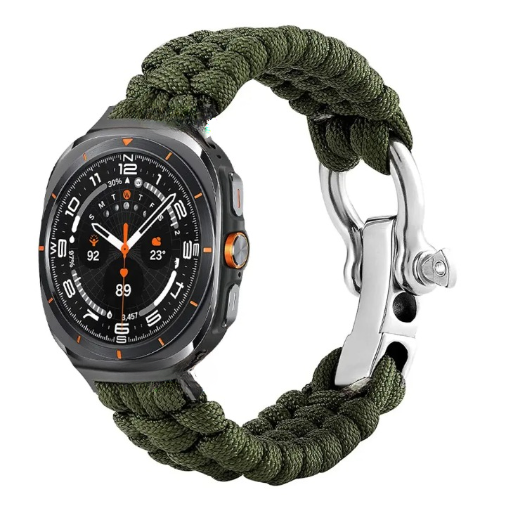 Nylon Paracord Outdoor Band for Samsung Galaxy Watch Ultra & Ultra 2 (2026) 47mm — product view 2