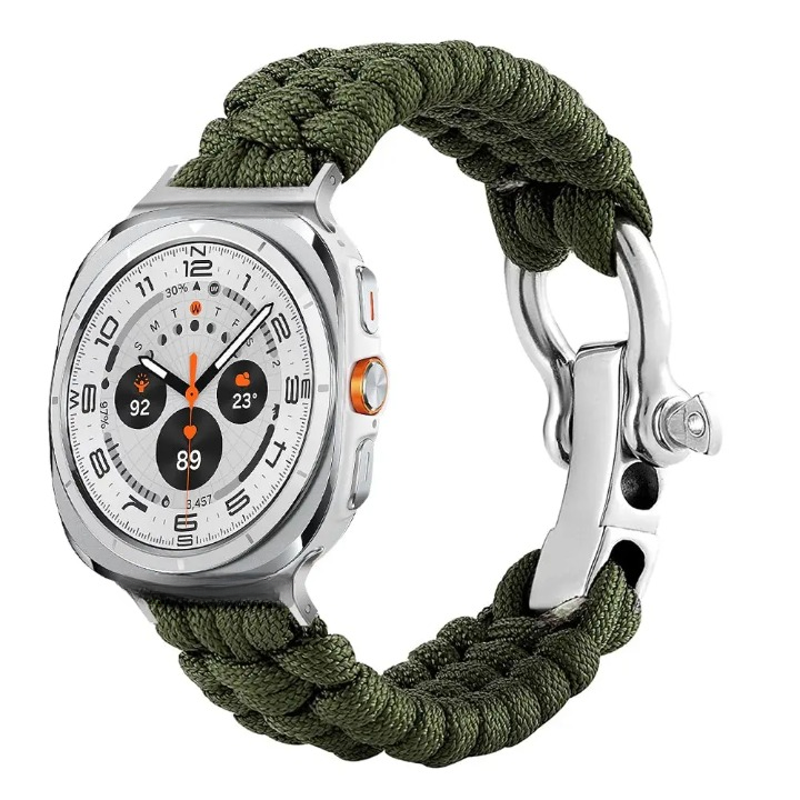 Nylon Paracord Outdoor Band for Samsung Galaxy Watch Ultra & Ultra 2 (2026) 47mm — product view 6