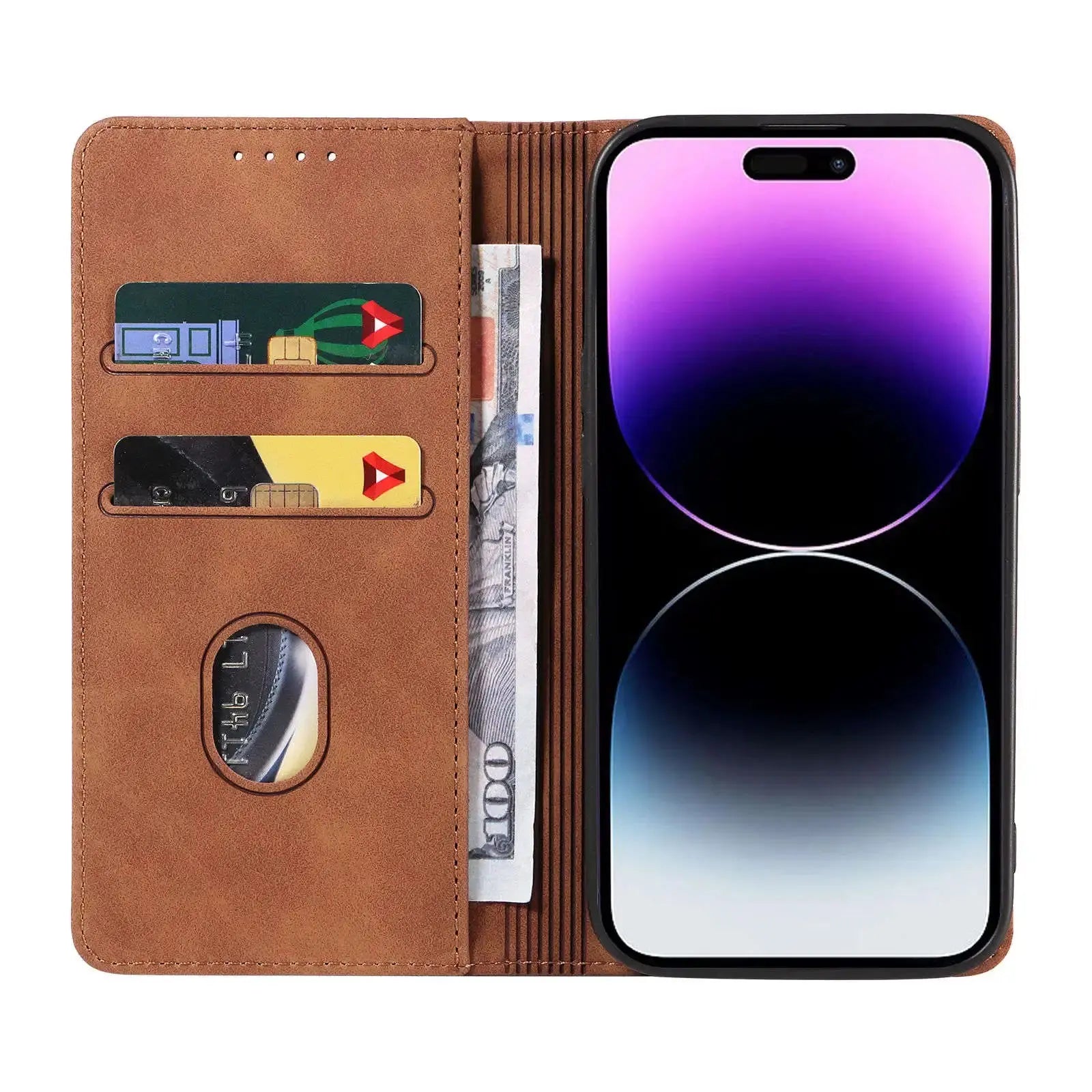 MagnoShield Pro Stand Case for iPhone 14 & 15 - Elite Defense Wallet Series — product view 2