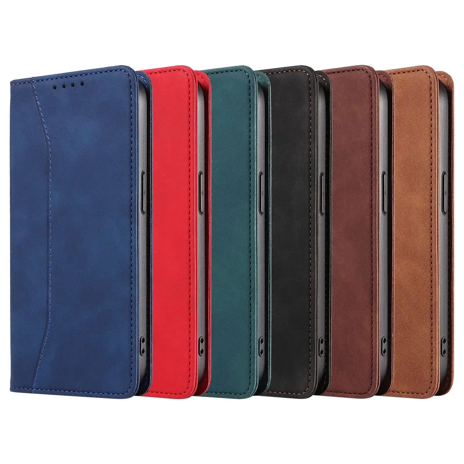 WEFOR Flip Wallet Case for iPhone 15 5G/14/ Pro Max, Leather Magnetic Folio Cover with Card Holder, Kickstand - TPU Shockproof Pinnacle Luxuries