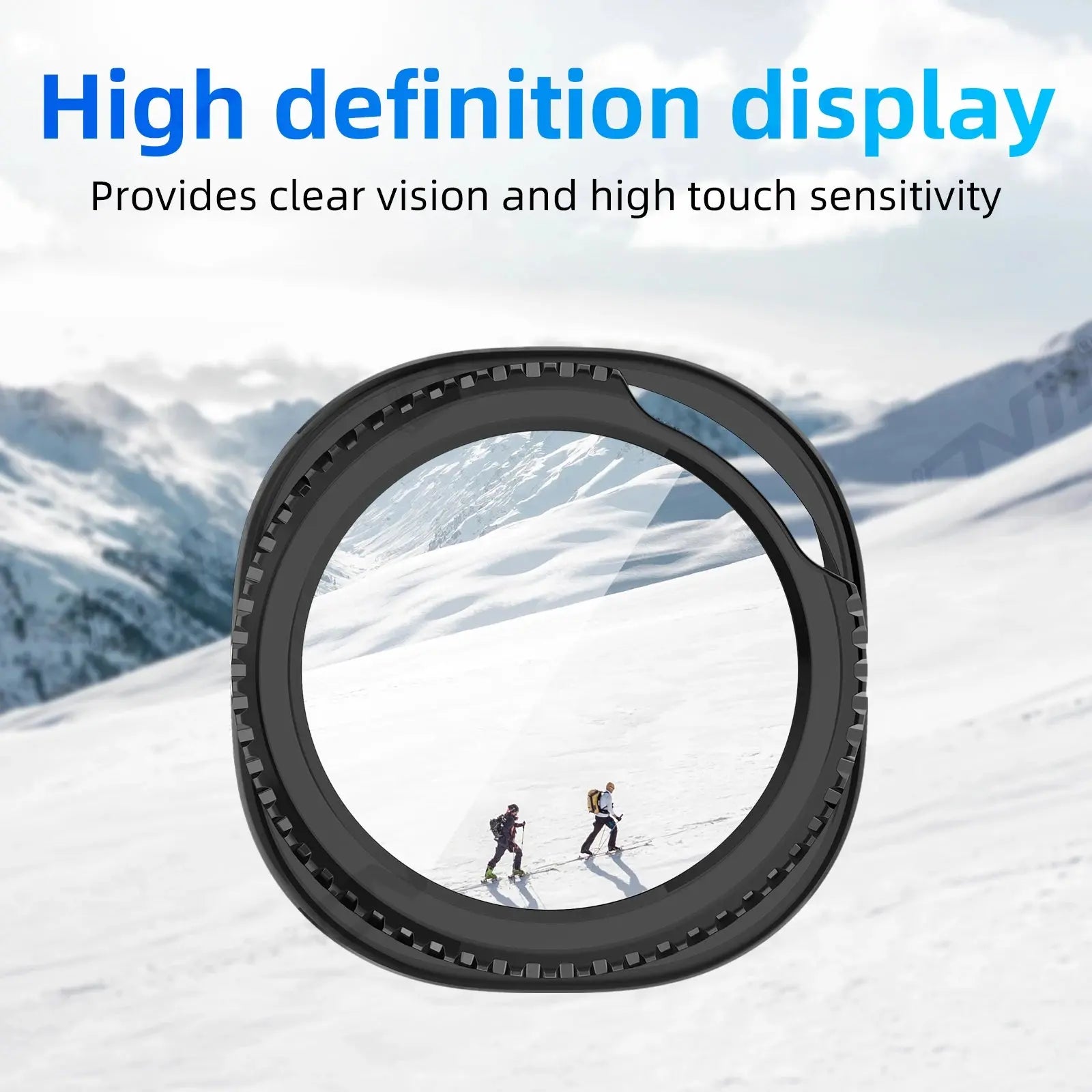 Protective Case & Tempered Glass Film-in-One for Samsung Galaxy Watch8 40mm/44mm & Watch8 Classic Smartwatch Avontic
