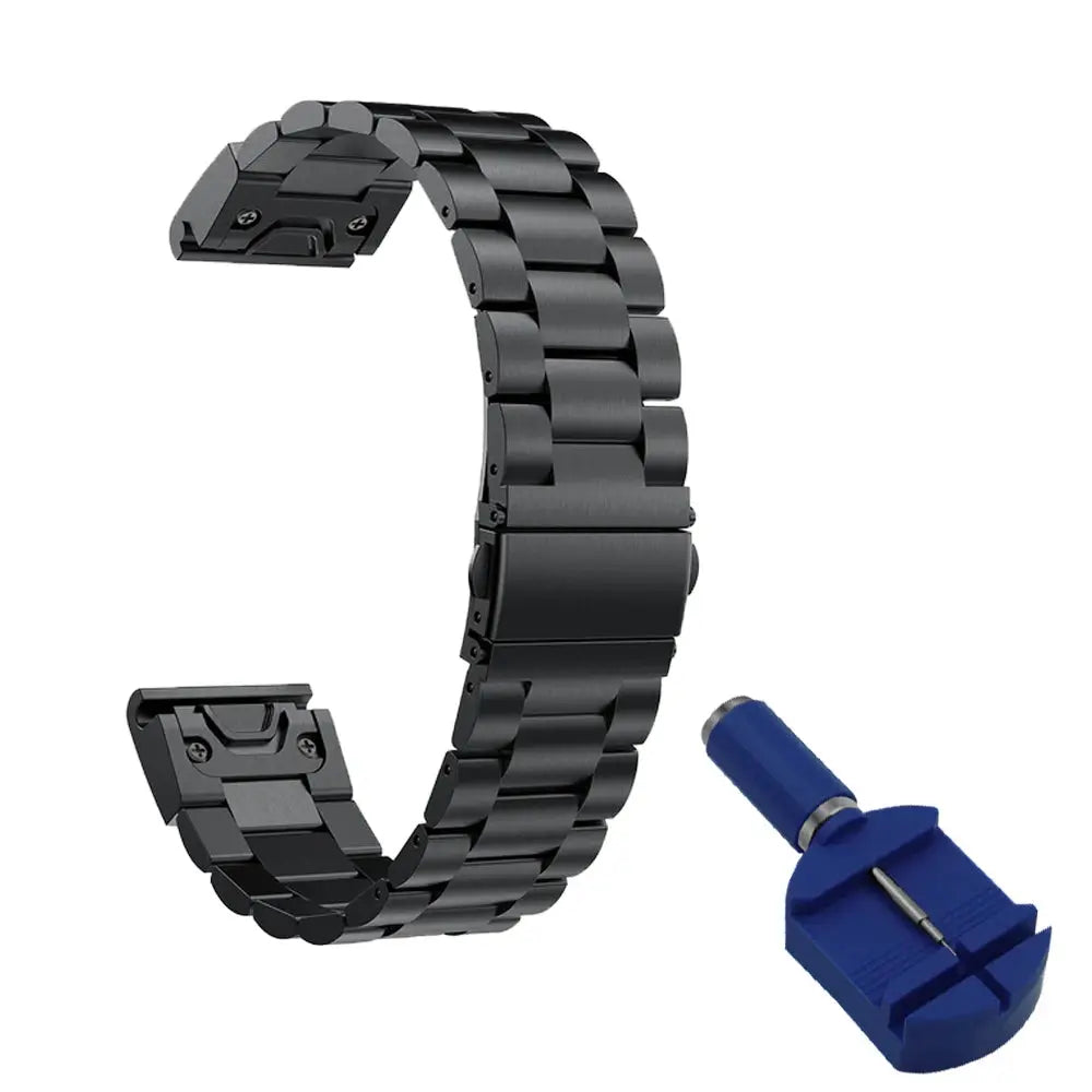 SteelGuard Luxe Stainless Steel Band for Garmin Fenix 8X, Epix Gen 2, Instinct & More — product view 1